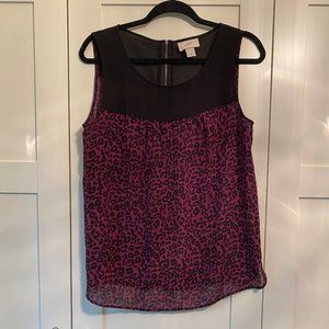 Sleeveless Chiffon Tank